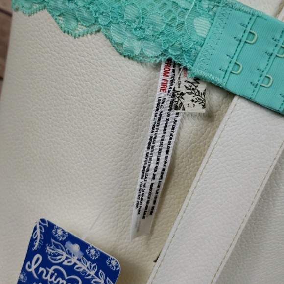 Seafoam green Free People lace bralet - Picture 3 of 4